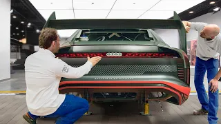 Inside Crazy Audi Factory Producing Millions $ Supercar Prototype - Production Line