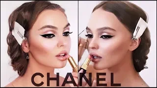 lily-rose depp makeup tutorial | CHANEL vs drugstore dupes!