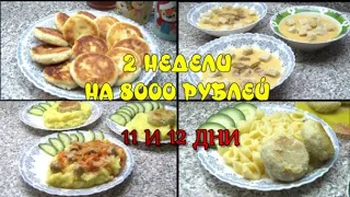 ДВЕ НЕДЕЛИ НА 8000 рублей / 11 и 12 ДНИ/ Что ели в течении двух дней? Наш остаток денег