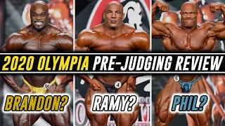 Mr Olympia Pre-Judging Review 2020 | Brandon Curry vs Big Ramy vs Phil Heath... Who Wins?