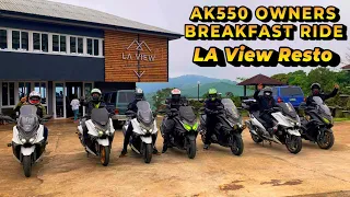 AK550 Owners Breakfast Ride | LA View Resto | Tanay Highlands