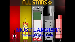 Most Largest Uncannyblocks Band Different All Stars!!!