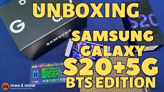 Vlg#05 Unboxing of SAMSUNG GALAXY S20+5G BTS Edition!