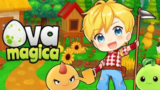 Ova Magica • Stardew Valley meets Pokémon! Short First Look (No Commentary Demo Livestream Gameplay)