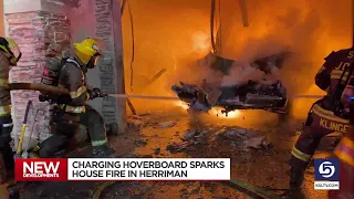 Charging hoverboard to blame for Herriman house fire