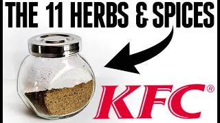 What Are The 11 Herbs & Spices? (KFC)