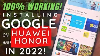 How to install Google on Huawei/Honor phones in 2022? (No flashing needed!)