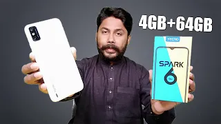 Tecno Spark 6 Go 4GB+64GB Unboxing & Review | Price In Pakistan