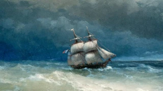 Ocean from Sadko opera of Rimsky-Korsakov with painting