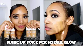 NEW Make Up For Ever HD SKIN HYDRA GLOW FOUNDATION: 3N40, 3Y46, 3Y50, 3Y52