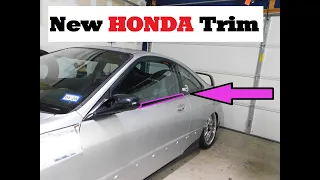 Integra/Honda door window trim replacement