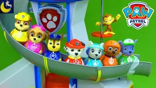 Paw Patrol Weebles Lookout Tower Playset Toys Animal Rescue Episode Funny Toy Story Video for Kids