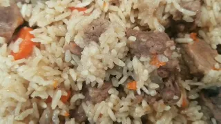 How to make Beef rice (Beef plov)