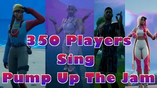 Technotronic - Pump Up The Jam (Official Fortnite Music Video) | But 1 Word in the Lyrics Per Person