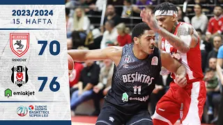 Reeder Samsunspor (70-76) Beşiktaş Emlakjet - Türkiye Sigorta Basketbol Süper Ligi - 2023/24