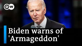 US President Joe Biden warns Vladimir Putin is 'not joking' about nuclear threat | DW News