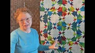 Hunter Star Rainbow Quilt - Sew easy to make!