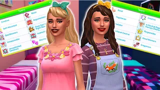 This experiment makes Parenthood look bad! // Sims 4 character values