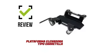 Plataforma elevadora LEV400 tipo carretilla para motos con caballete