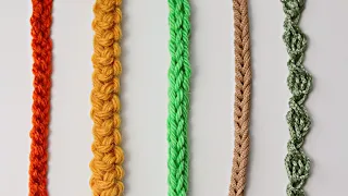 5 crochet cord ideas for your projects! Crochet Tutorial