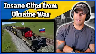 Insane Clips from the Ukraine War - Marine reacts