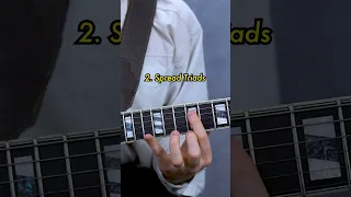 4 Ways To Play TRIADS In UNDER 10 SECONDS #shorts #guitar
