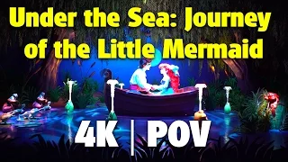 Under the Sea: Journey of the Little Mermaid | Magic Kingdom | 4K POV