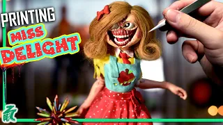 I Made Miss Delight With REAL Hair | Poppy Playtime 3 Mighty 8K 3D Printed Statue Smiling Critters
