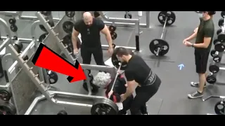 RUSSIAN GRANDMA LIFTS MORE THAN BODYBUILDERS AT THE GYM PRANK