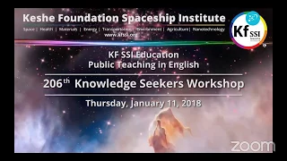 206th Knowledge Seekers Workshop Jan 11, 2018