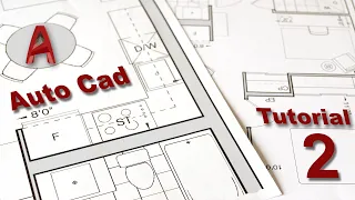 AutoCad для начинающих 02 - рисуем стены