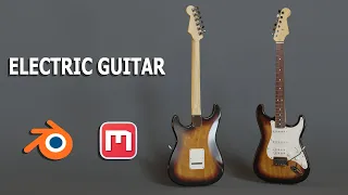 How to make an Electric Guitar in Blender (Full Tutorial) - Part 1