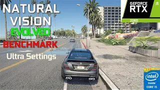 GTA V - NATURALVISION EVOLVED MOD BENCHMARK TEST II I5 9400F & RTX 2060 II ULTRA SETTING (OUTDATED)