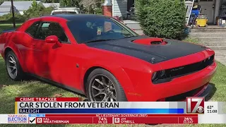 NC veteran has car stolen in Raleigh