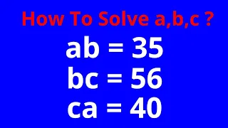 Japan - Can You Solve This? | Math Olympiad Algebra Problem | a=?,b=?,c=?