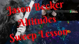 Jason Becker - "Altitudes" Sweep Lesson