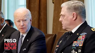 WATCH LIVE: Biden speaks at farewell event for retiring chair of Joint Chiefs, Gen. Milley