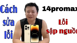 Cách sửa lỗi iphone 14 promax bị sập nguồn