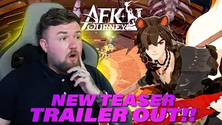 Teaser Trailer Just Dropped! Blind Reaction - AFK Journey