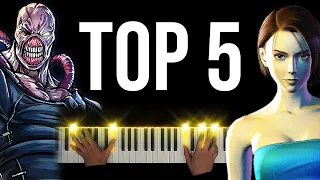 Top 5 Resident Evil - Save Room Themes (Piano Version)