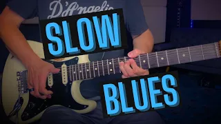 Slow Blues Guitar Backing Track - E Minor