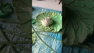 The lotus - Sculpture Painting