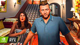 GTA V: First Person Cutscene 'Marriage Counseling' Mission in 8K! - Gameplay with Ultra Graphics MOD