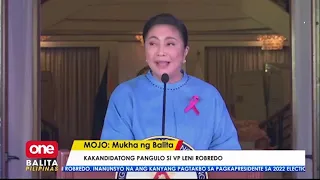 VP Robredo, buong loob na tatakbo sa pagka-Pangulo