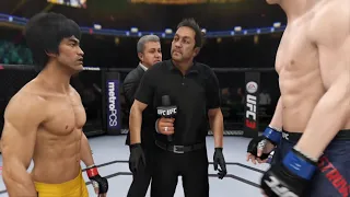 Bruce Lee vs. Skyscraper (EA Sports UFC 3) - Crazy UFC 👊🤪