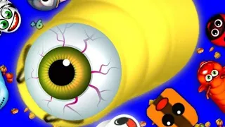 Worms zone io🐍 game yellow snake magic gameplay op snake game saamp wala game