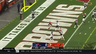 Nick Chubb for the Touchdown! Vs Texans