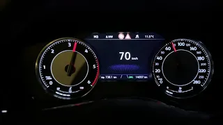 Volkswagen Touareg 2019 3.0TDI 231PS acceleration 0-100 launch control