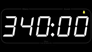 340 MINUTE - TIMER & ALARM - 1080p - COUNTDOWN