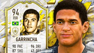IS HE WORTH 17 TOKENS? 🤔 94 ICON GARRINCHA PLAYER REVIEW! - FIFA 22 Ultimate Team
